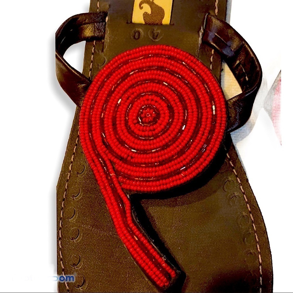 S designs nairobi kenya beaded leather san… - Picture 3 of 7